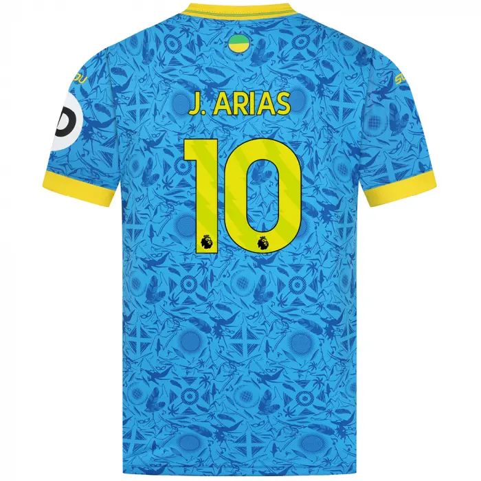 Wolverhampton Wanderers Store | Shop Official 2025-26 Wolves Third Shirt – Adult J. ARIAS 10 Wolves Gear